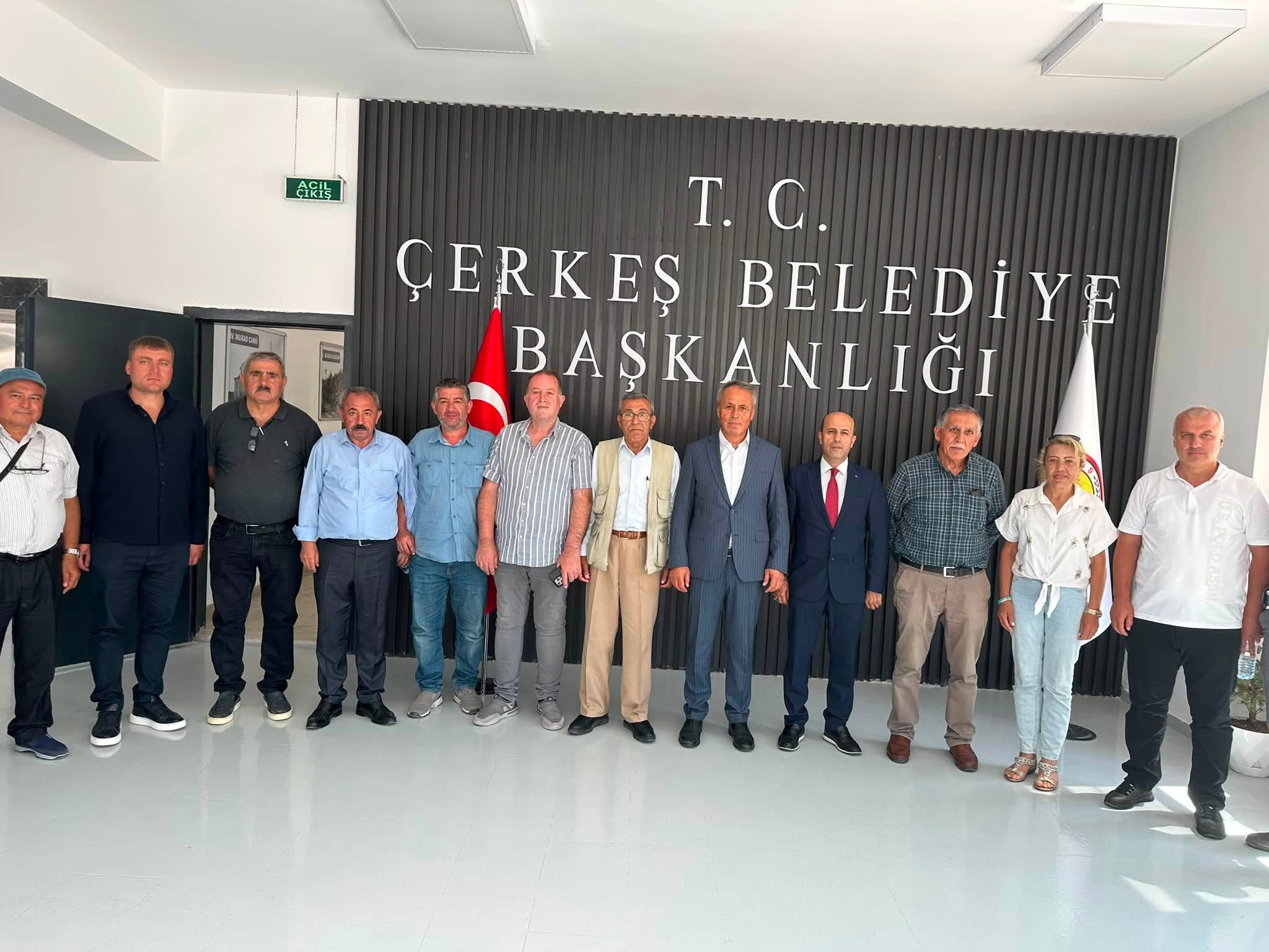 ANKARA ÇERKEŞ DERNEKLER BİRLİĞİ FEDERASYONU’NDAN BELEDİYEMİZE ZİYARET