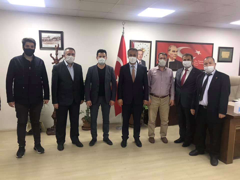 DERNEK BAŞKANLARI, BELEDİYE BAŞKANIMIZ HASAN SOPAC'IYI MAKAMINDA ZİYARET ETTİ