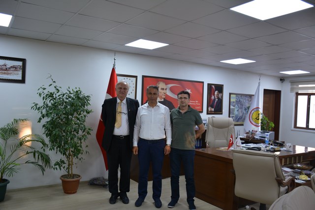 ETLİK VETERİNER KONTROL MERKEZİ BÖLÜM ŞEFİ YAVUZ ULUSOY BELEDİYE BAŞKANIMIZI ZİYARET ETTİ