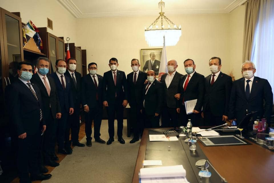 BELEDİYE BAŞKANIMIZ HASAN SOPACI, ÇEVRE VE ŞEHİRCİLİK BAKANIMIZ SN. MURAT KURUM'U ZİYARET ETTİLER