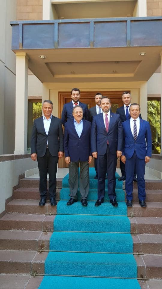 BELEDİYE BAŞKANIMIZ CUMHURBAŞKANLIĞI YEREL YÖNETİM POLİTİKALARI BAŞKANLIĞINI ZİYARET ETTİ